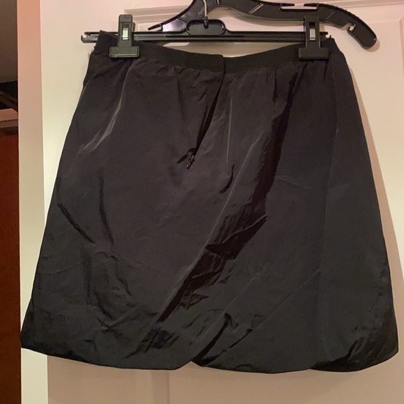 Lida Baday black short skirt 100% rayon double lining - Picture 2 of 2